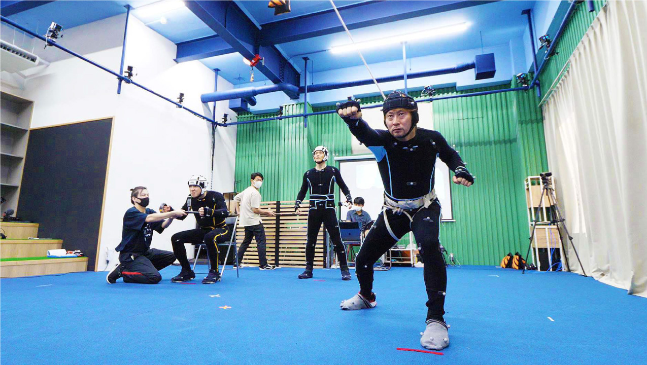 モーションキャプチャー収録